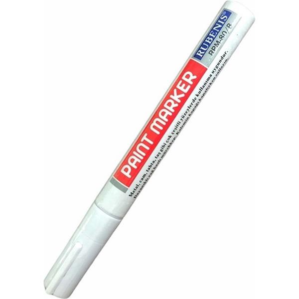 Rubenis Paint Marker Kalem Beyaz RPM-80B