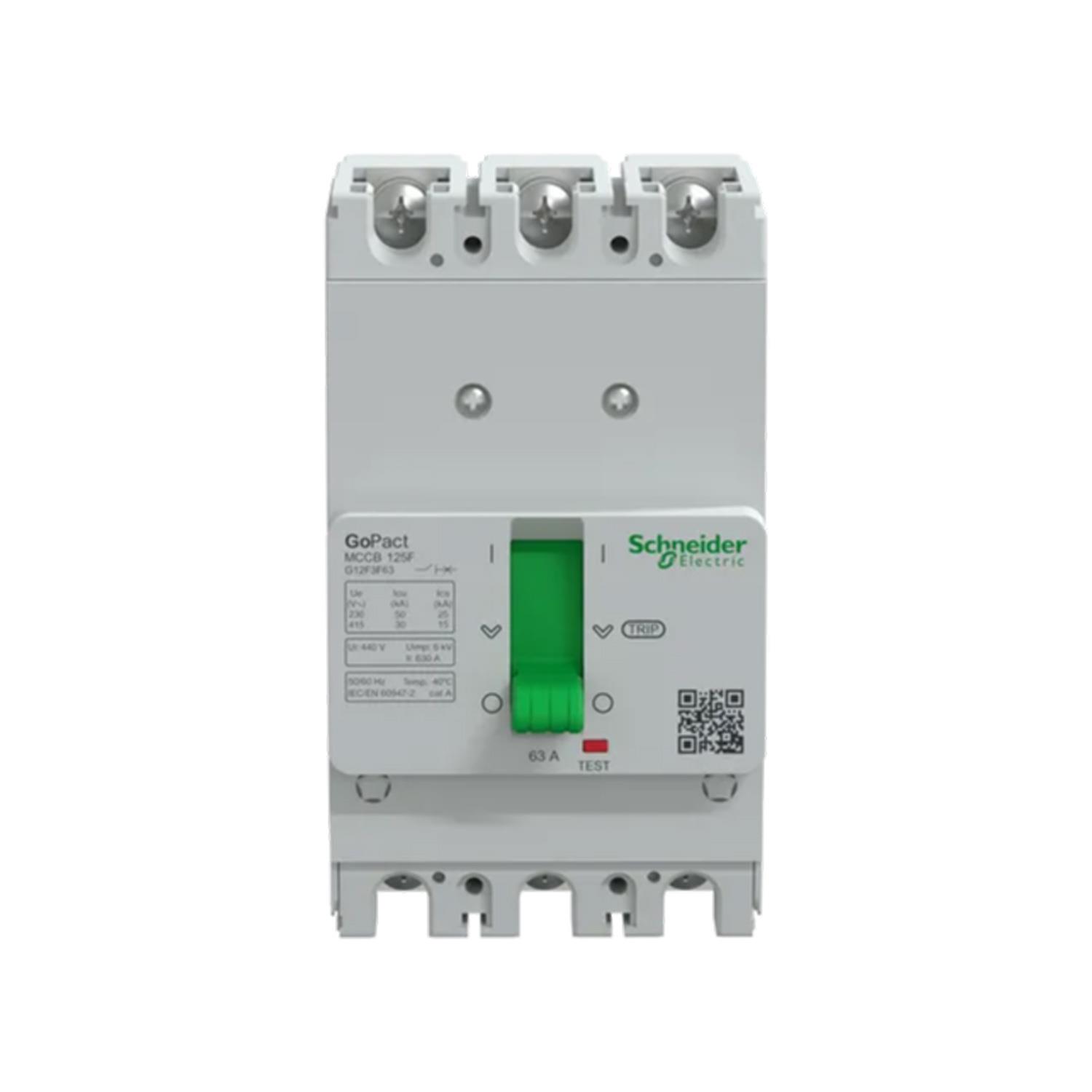 SCHNEIDER GOPACT MCCB G12F3F63 125F 63A 36kA KOMPAKT ŞALTER