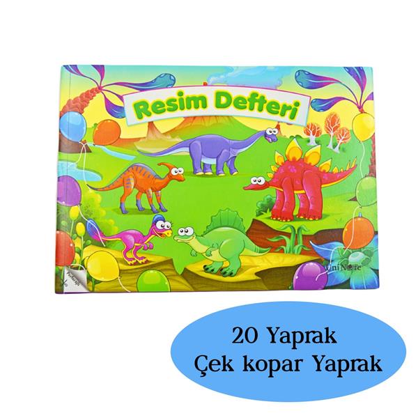 Çınar Uninote Resim Defteri Dikişli Küçük Boy A5 20 Yaprak