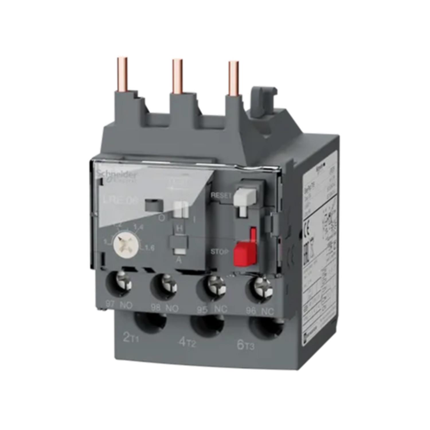 SCHNEIDER EASYPACT TVS LRE-06 DİFERANSİYEL TERMİK AŞIRI YÜK RÖLESİ (1-1,6A)