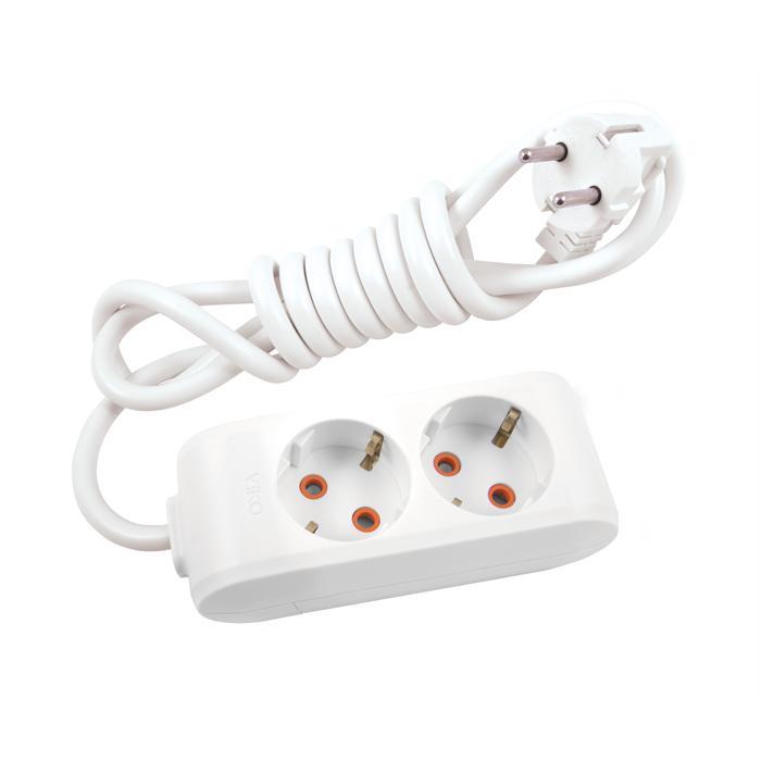 Viko Multi-Let 2li 5mt Priz Topraklı Kablolu 90113205