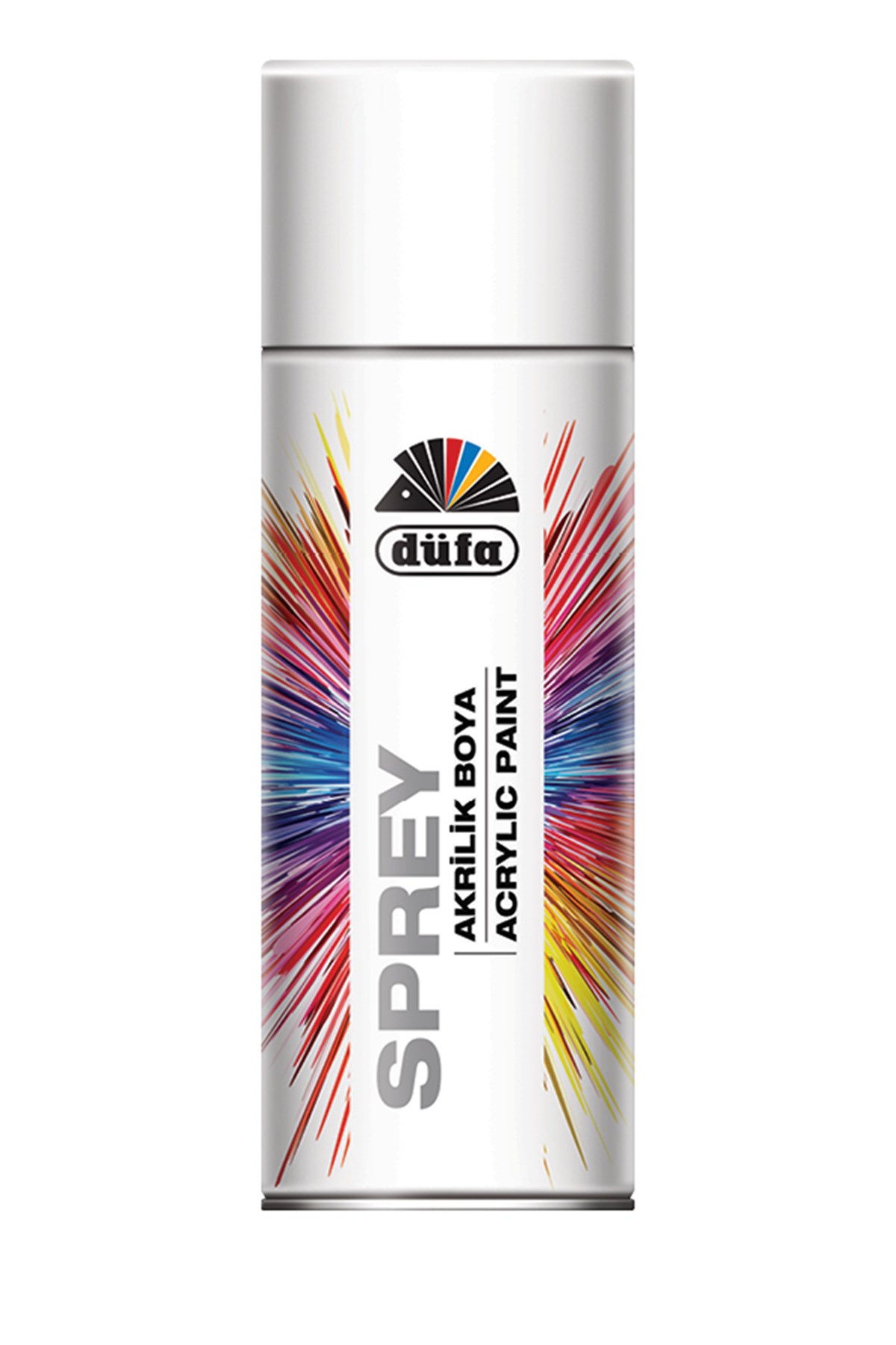 Düfa Sprey Boya Düz Renkler 400 ml 0301 PARLAK BEYAZ