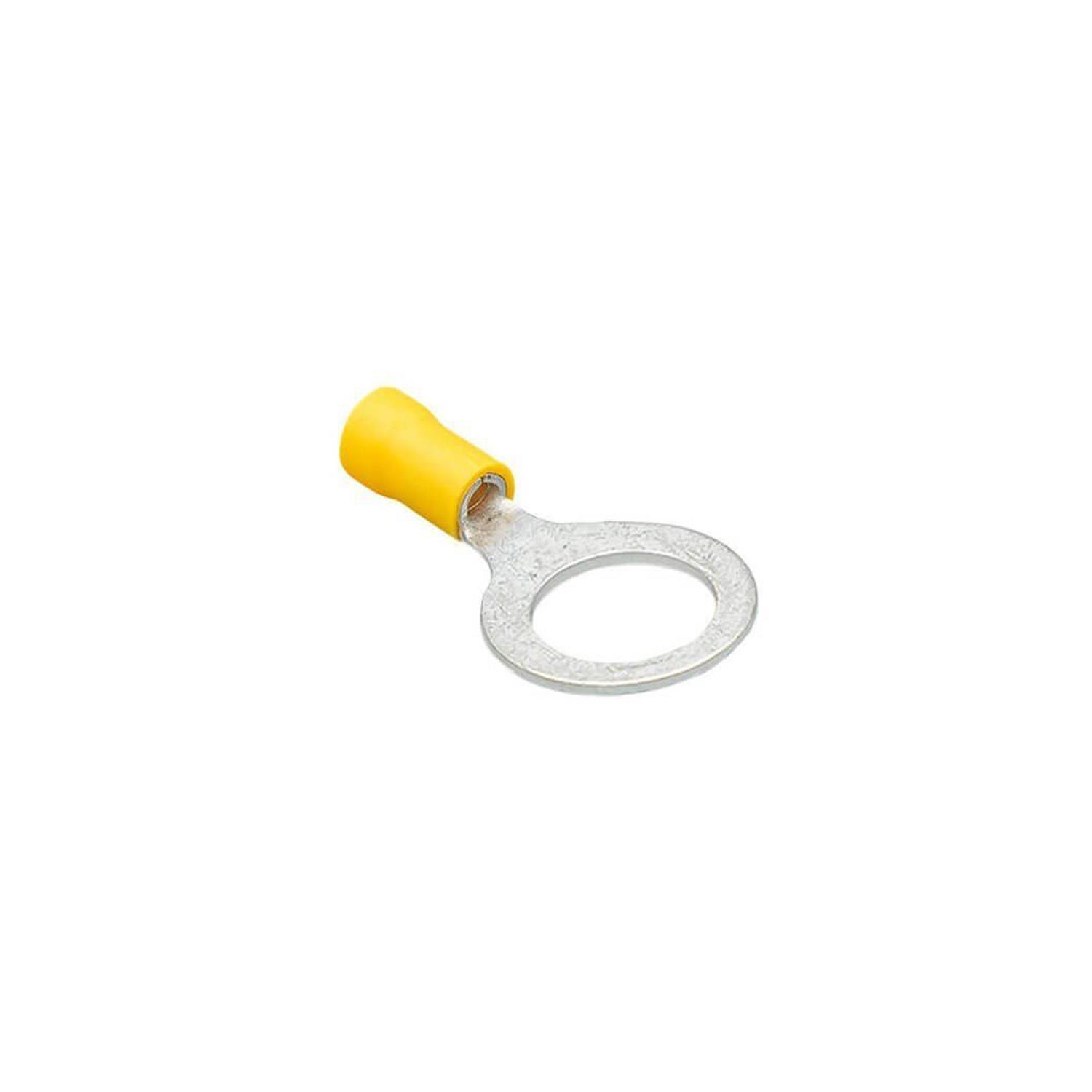 JAMESON JYU-1006 M10 YUVARLAK TİP İZOLELİ KABLO UCU (4,00-6,00 MM, SARI) (100 ADET )