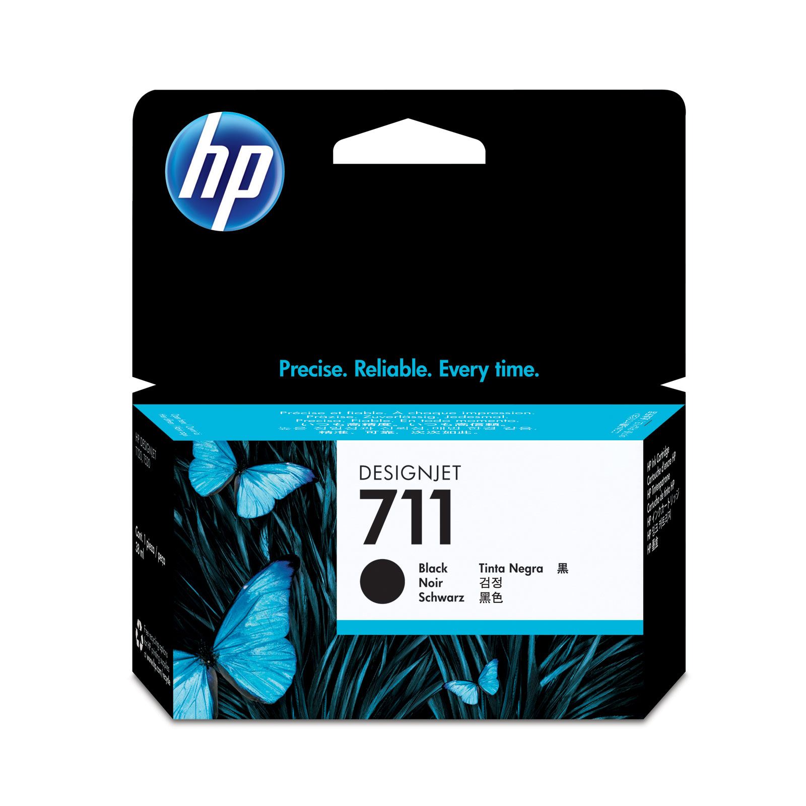 HP 711 38 Ml Siyah Mürekkep Kartuşu Cz129A
