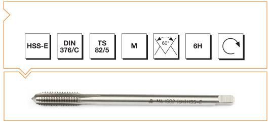 HSSE DIN 376/C MAKİNA Kılavuz M10 6H