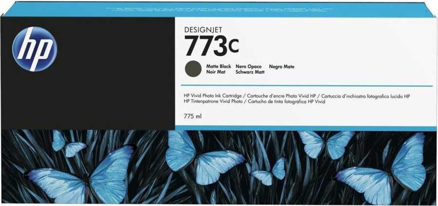 HP 773C Matte Black Mat Siyah 775Ml Plotter Kartuşu C1Q37A