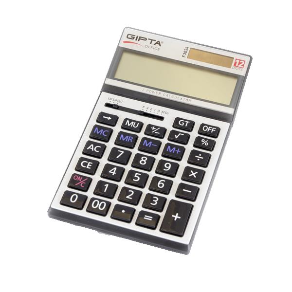 Gıpta Hesap Makinesi Masa Üstü 12 Hane F3034