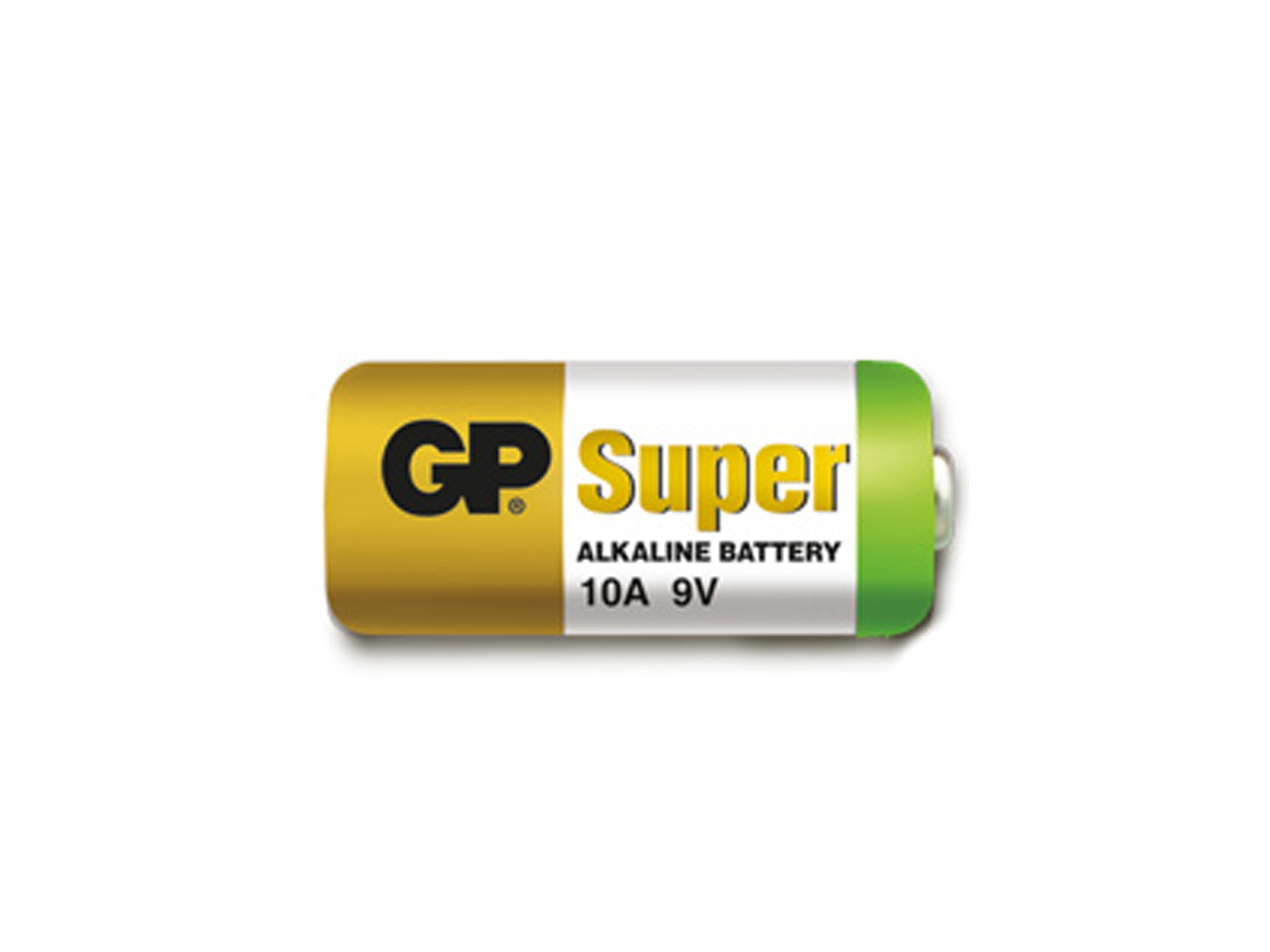 GP Batteries GP10A Süper Alkalin 10A Boy Pil 9 Volt Tekli Kart
