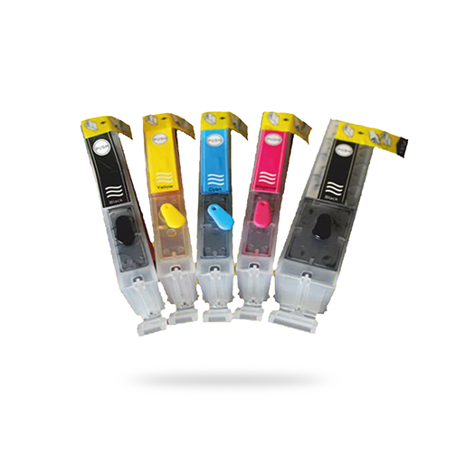 5 Renk Canon Pgı 570/571 Uyumlu Kolay Dolan Kartuşlar- Uyumluluk Pixma Mg 5700 Serisi : Mg5750 Mg5751 Mg5752 Mg5753 Mg6850 Mg6851 Mg6852 Mg6853 Mg7750 Mg7751 Mg7752 Mg77537