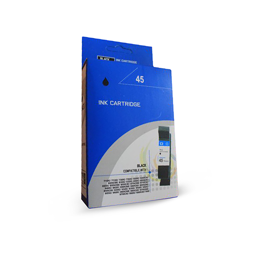 HP 45A Uyumlu Muadil Siyah Kartuş - HP 1220C/ 710C/ 712C/ 720C/ 722C/ 815C/ 820C/ 830C/ 832C/ 850C/ 855C/ 870C/ 880C/ 882C/ 890Cse/ 895C/ 930C/ 932C/ 935C/ 950C/ 952C/ 959C/ 948C/ 960C/ 970Cse/ 980C/ 990C/ 995C/ 6122/ 6127 9300 1120 1180 1220 HP45A