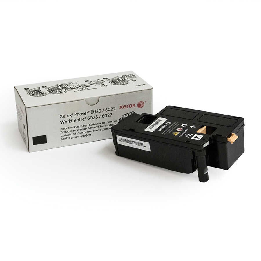 Xerox 106R02763 Siyah Orijinal Toner Kartuşu 1000 Sayfa,Phaser 6020/6022, Workcentre 6025/6027