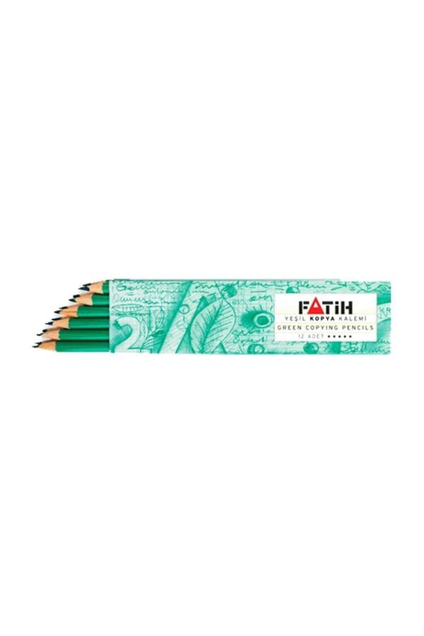 Fatih Yeşil Kopya Kalemi 12 Adet 1 Düzine