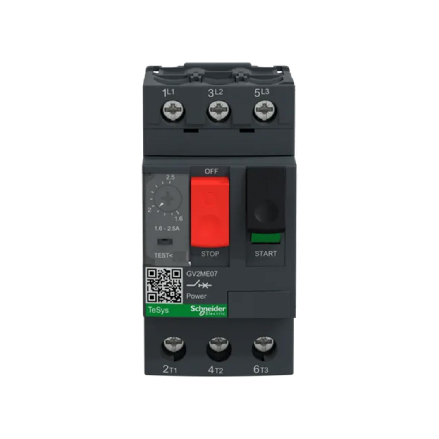 SCHNEIDER TESYS DECA GV2ME07 MOTOR KORUMA ŞALTERİ (1,6A-2,5A)