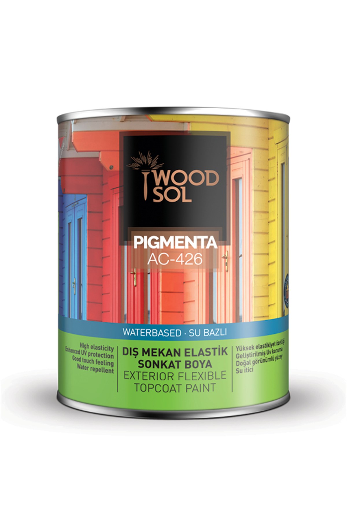 Woodsol Pigmenta Elastik Sonkat Ahşap Boya 0.75 l 1000 BIANCO