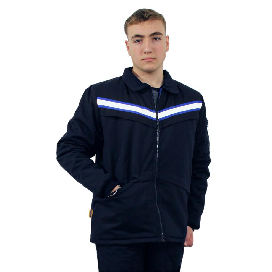 Persmont Hk Anm06K Lacivert Harman Karışım Anler Gabardin Kışlık Mont