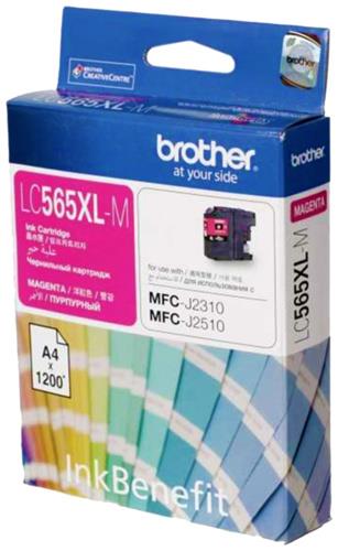 Brother Lc565Xlm Magenta Kırmızı 1.200 Sayfa Kartuş Mfc-J3520-J3720