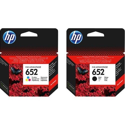 HP 652 F6V24A / F6V25A Orjinal Siyah Ve Renkli Avantaj Paket Kartuş / HP Deskjet Ink Advantage 3835