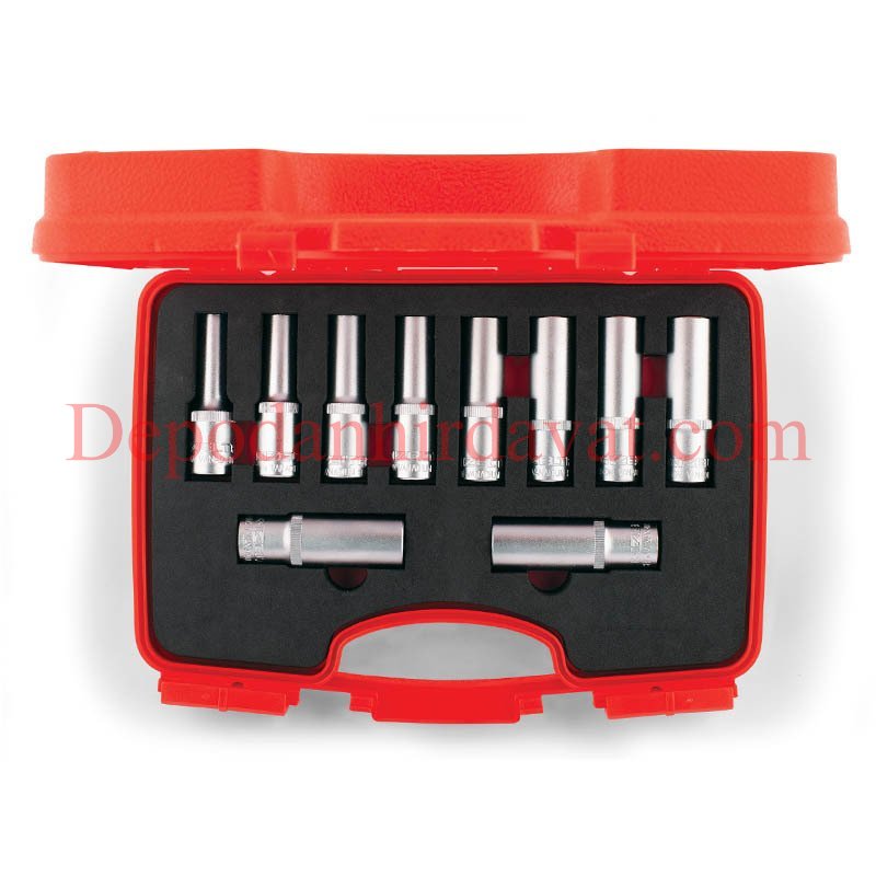 İzeltaş 1/2'' Derin Lokma Takımı 10 Prç