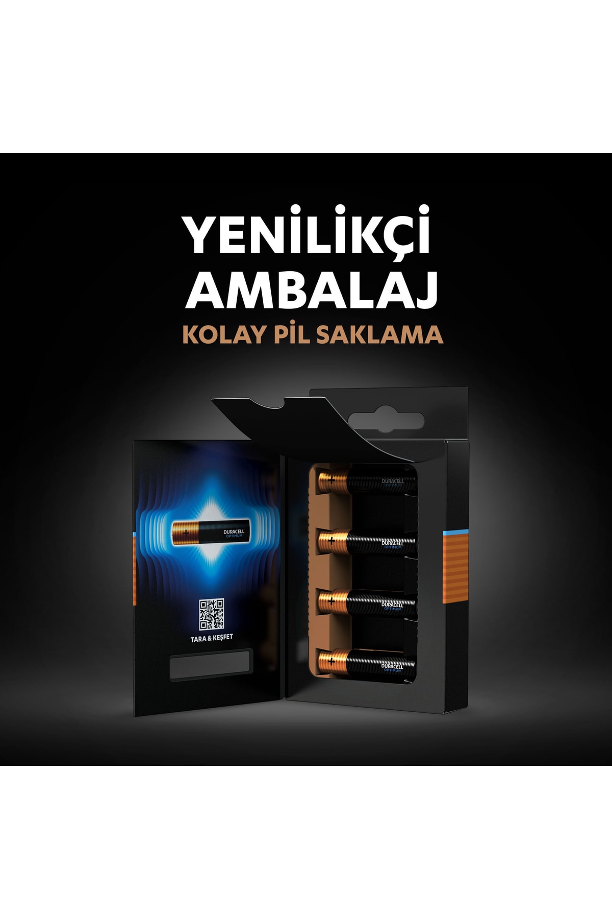 Duracell Optimum Aa Alkalin Pil, 1,5 V Lr6 MN1500, 6’lı Paket