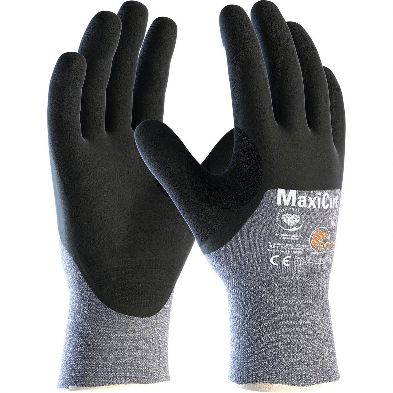 Atg MaxiCut® Oil™ 44-505 Yağlı ve Islak Ortamlar İçin Kesilme Dirençli İş Eldiveni