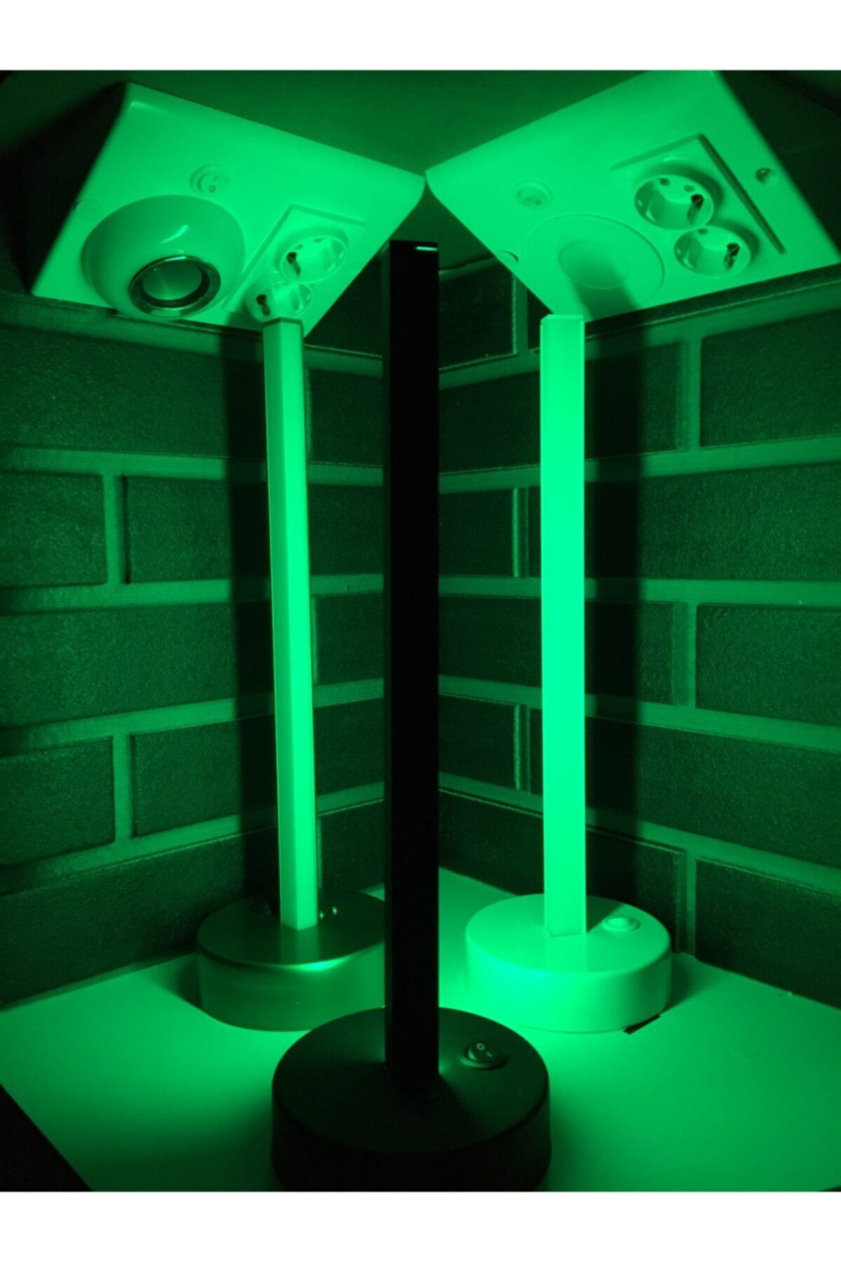 Teknoloji Elektrik Bluetooth Rgb Led Masa Lambası - Abajur Gold