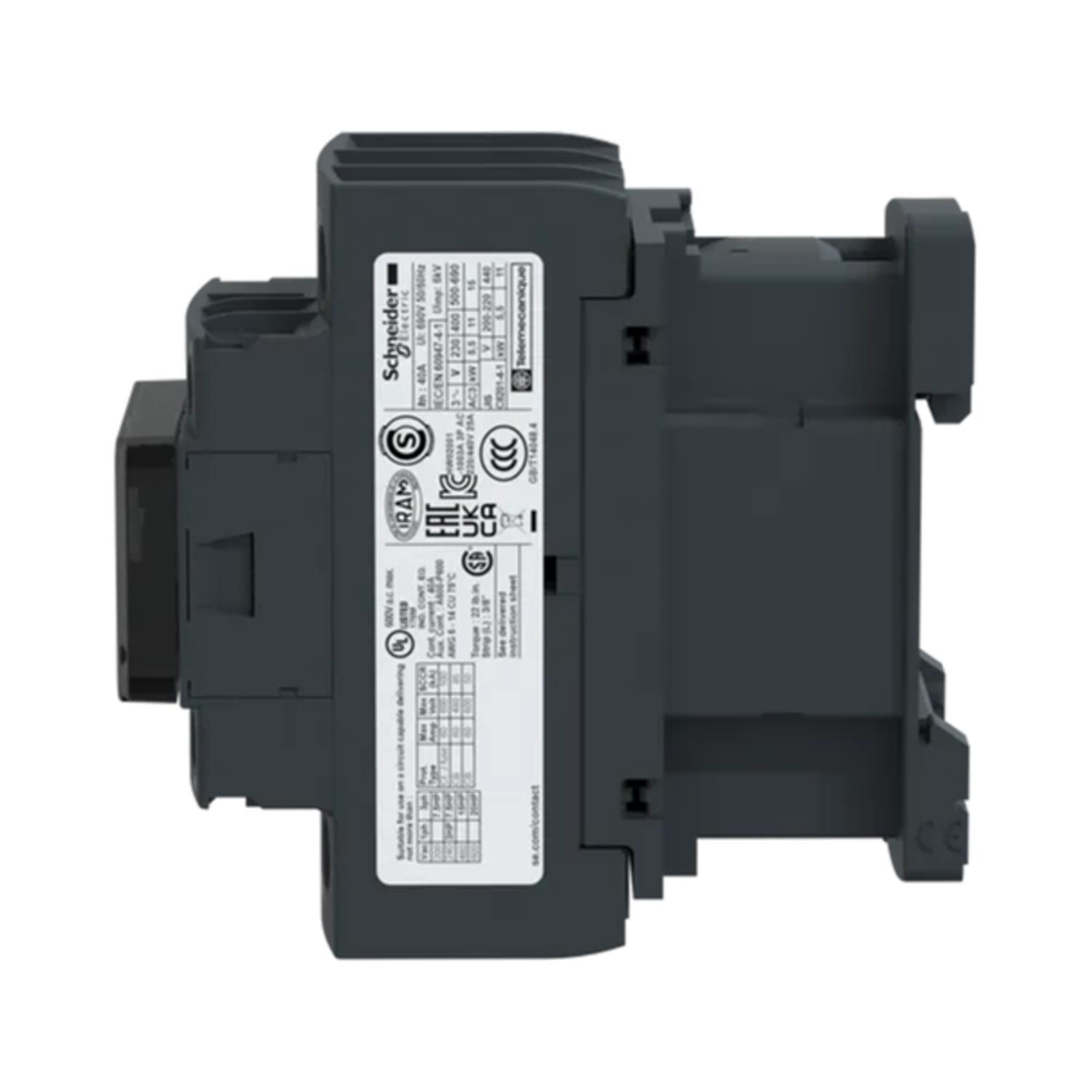 SCHNEIDER TESYS D LC1D25M7 1NA+1NK 11KW 3P 25A 220VAC GÜÇ KONTAKTÖRÜ