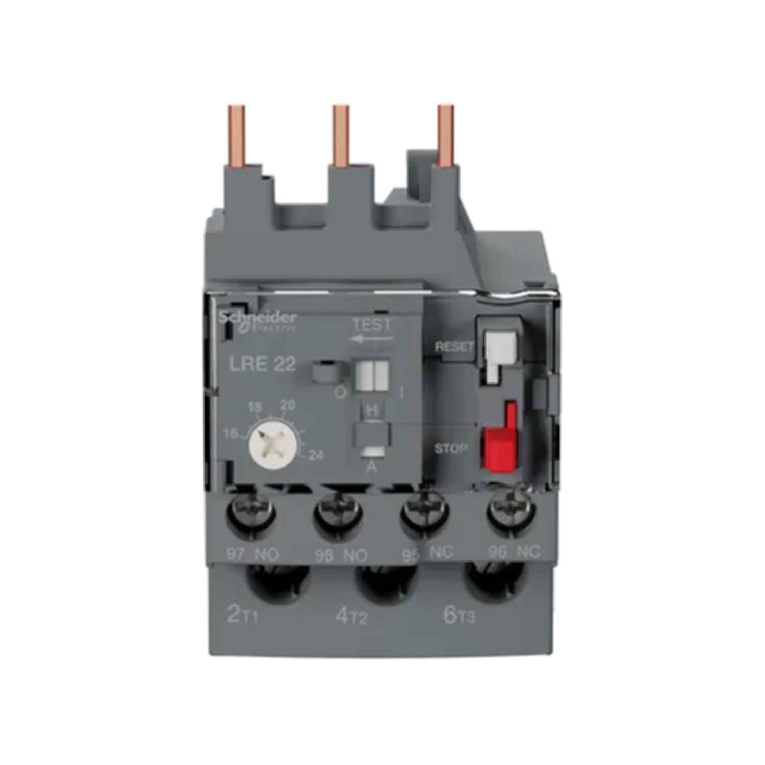 SCHNEIDER EASYPACT TVS LRE-22 DİFERANSİYEL TERMİK AŞIRI YÜK RÖLESİ (16-24A)