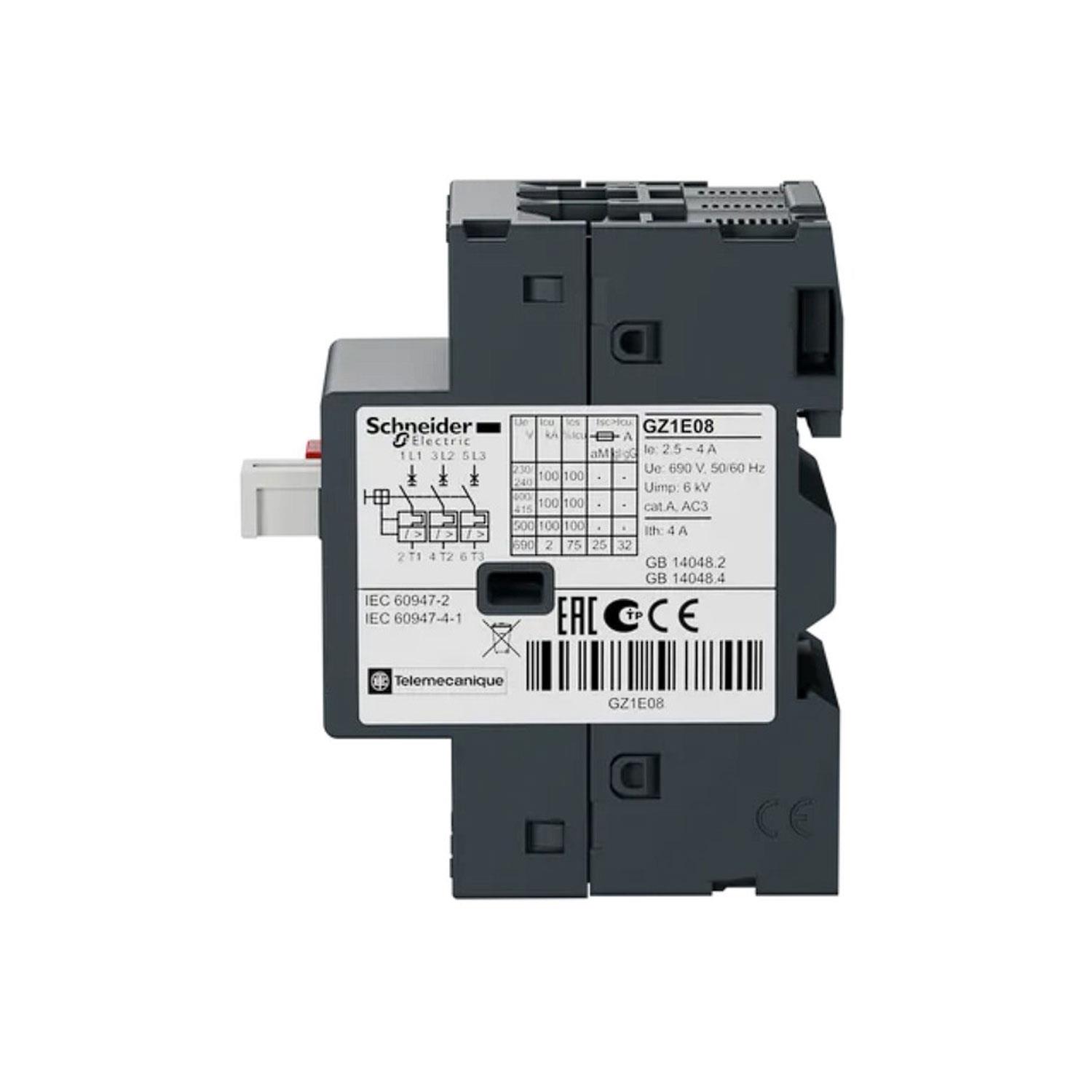 SCHNEIDER EASYPACT TVS GZ1E08 MOTOR KORUMA ŞALTERİ (2,5A-4A)