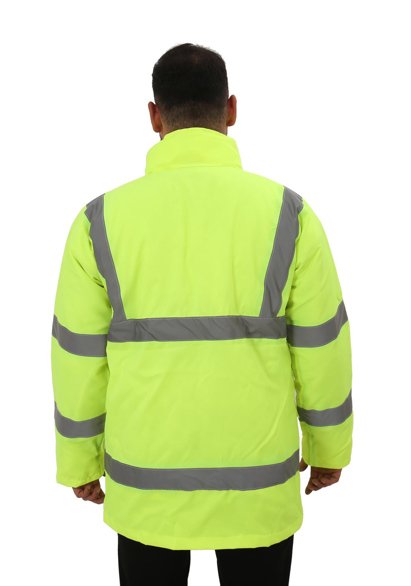 Bestguard Yüksek Görünürlüklü İşçi Parkası İş Parkası Yüksek Görünümlü Parka