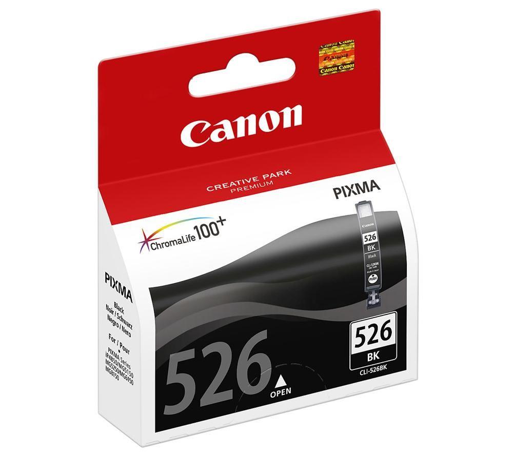 Canon Clı-526Bk Black Siyah Mürekkep Kartuş Ix6550 Mg5150-5250-5350-6150
