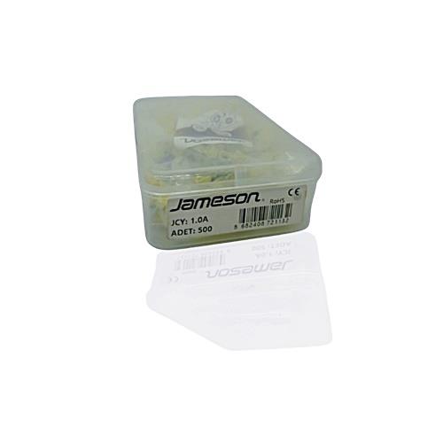 JAMESON JCY-1.0A ALMAN NORMU ÇİFT GİRİŞLİ KABLO YÜKSÜĞÜ (2x1,00 MM-SARI) (500 ADET )
