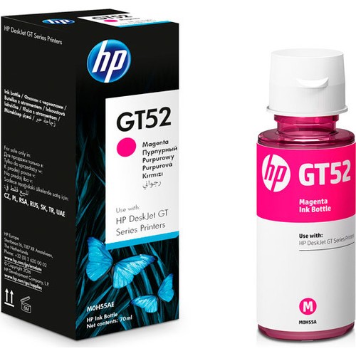 HP M0H55Aa Gt52 Magenta Original Ink Bottle Kartuş
