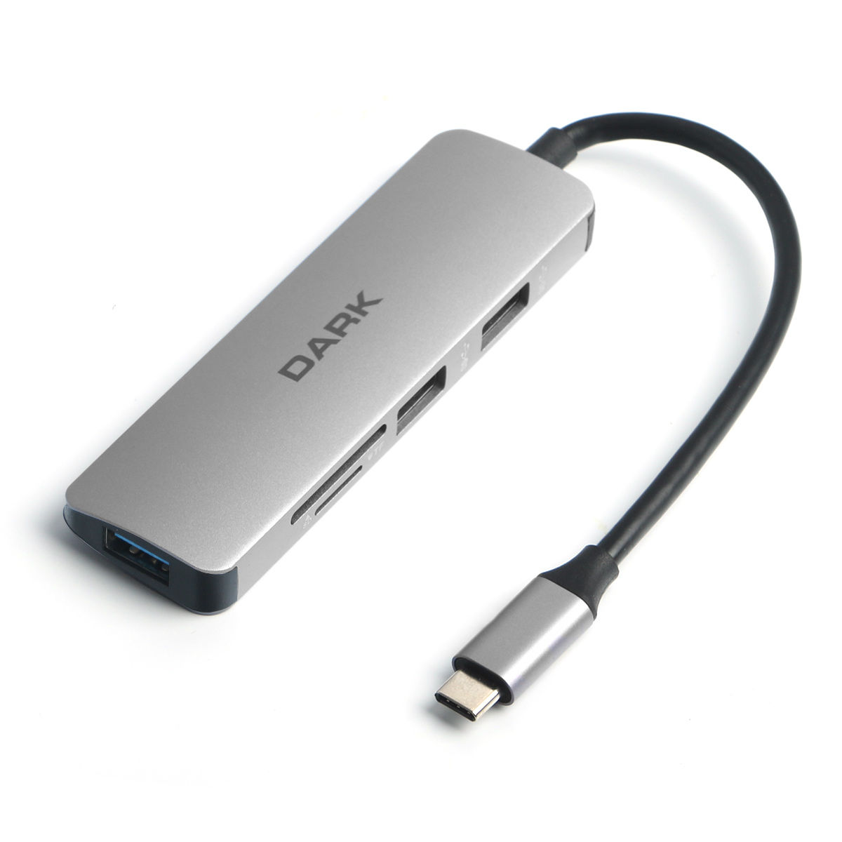 Dark DK-AC-U31X37 USB 3.2 Type-C 5 in 1 TF SD Kart Okuyucu-3x USB 3.2- Çoklayıcı Çevirici HUB