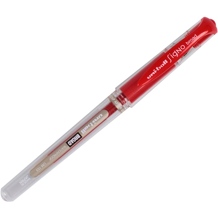 Uni-Ball Um-153 Signo Broad İmza Kalemi Kırmızı