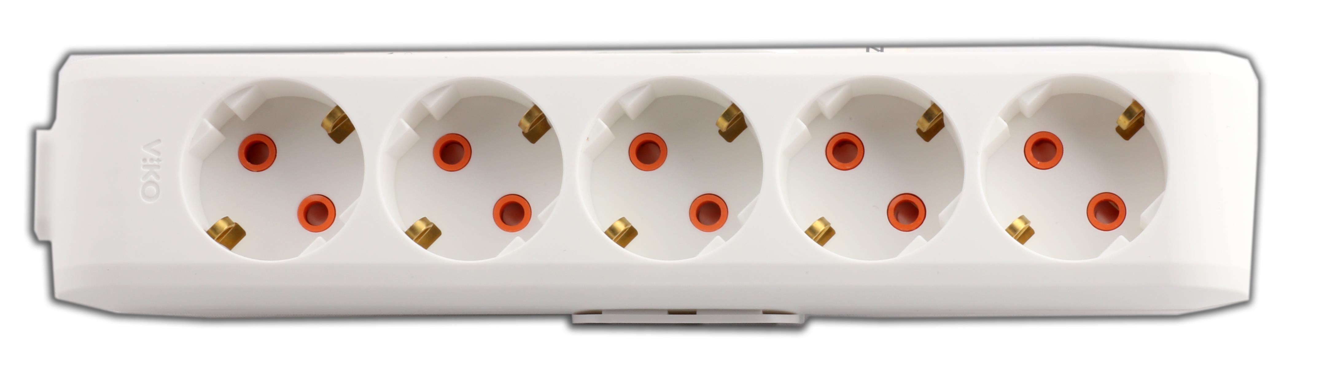 Viko Multi-Let 5li 2mt Topraklı Kablolu 90113502