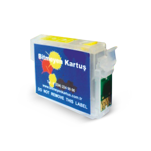 Epson T0714 Sarı Uyumlu Kolay Dolan Kartuş Dolu -D78/ D92/ Dx4000/ Dx4450/ Dx6050/ Dx7450/ Dx9400/ Bx6000/ Sx100/ Sx115/ Sx218/ Sx405/ Sx515/ Dx4050/ Dx5000/ Dx7000/ Dx8400/ Dx9400/ S20/ Sx105/ Sx200/ Sx400/ Sx415/ Sx600/ Bx300/ Bx310/ Sx110/ Sx20/ Sx1