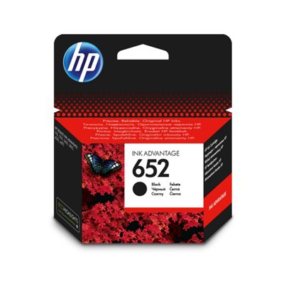 HP 652 Black Siyah Kartuş F6V25Ae