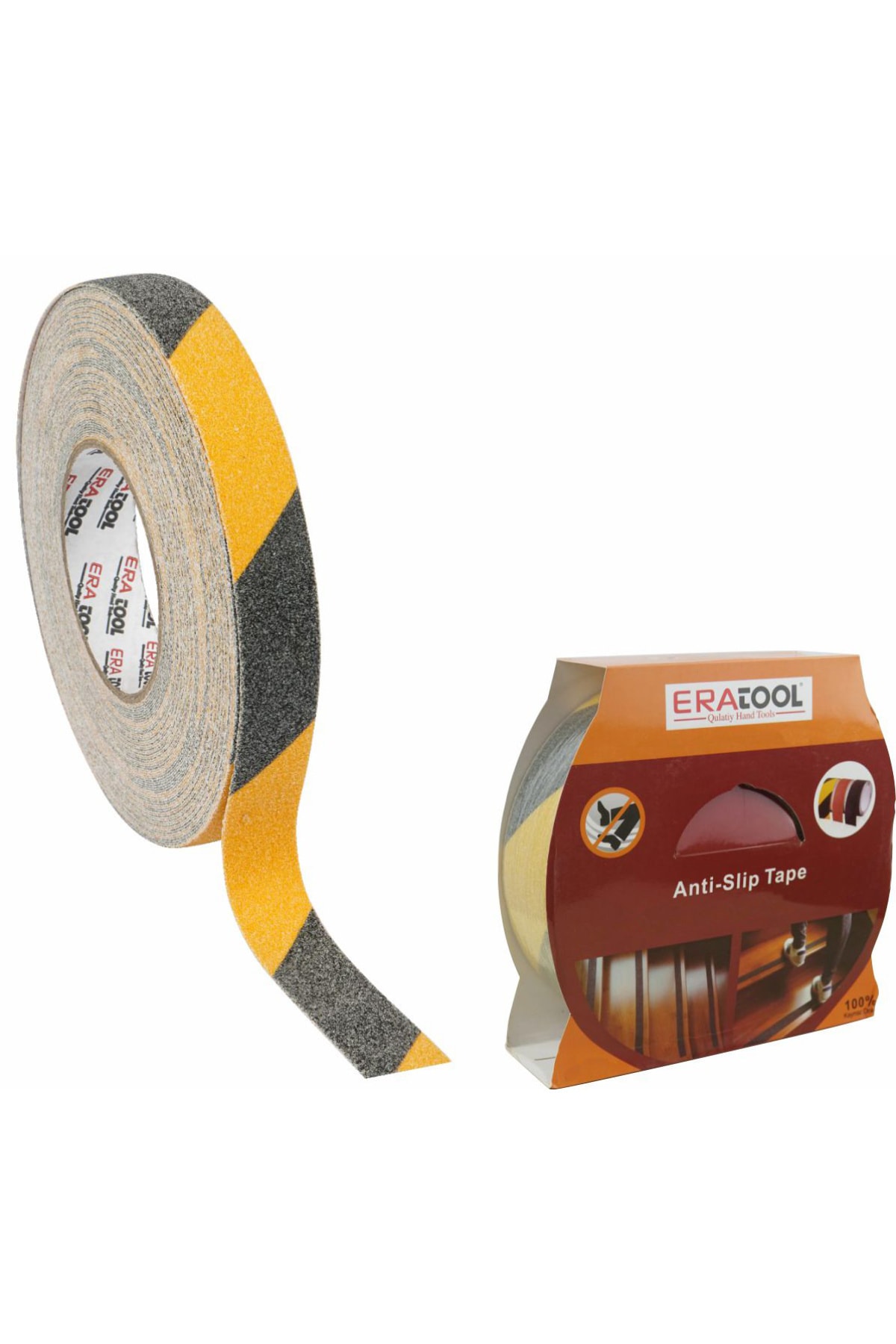Eratool Kaydırmaz Sarı Siyah Band 25mmx25mt Era12293
