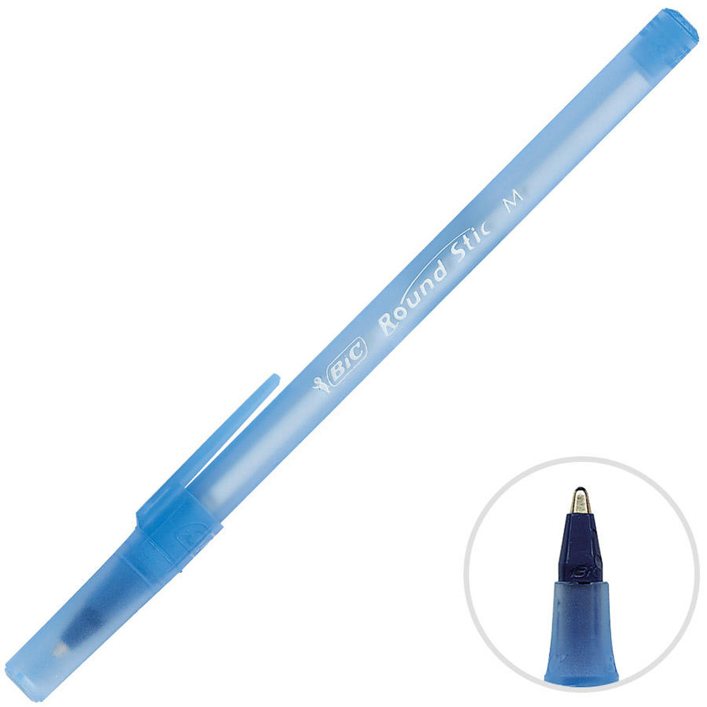 Tükenmez Kalem Round Stıck Mavi 1,00 Mm