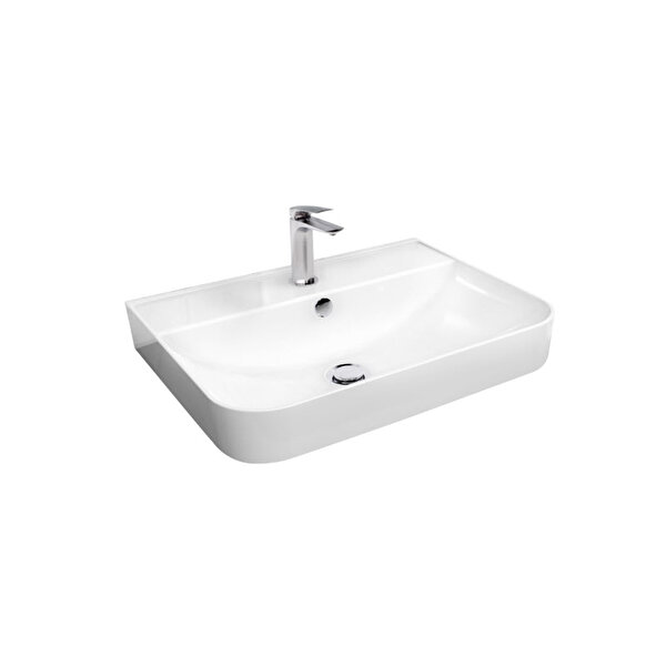 Turavit Luna 45 cm Tezgah Üstü Lavabo