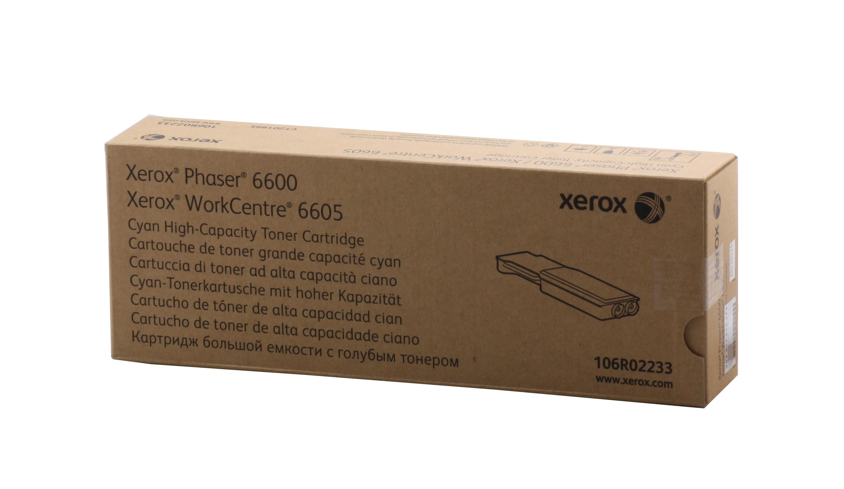 Xerox 106R02233 Phaser 6600 6605 Yüksek Kapasite Cyan Mavi Toner