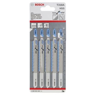Bosch 2608631319 T318A Dekupaj Testere Bıcapı 5'li