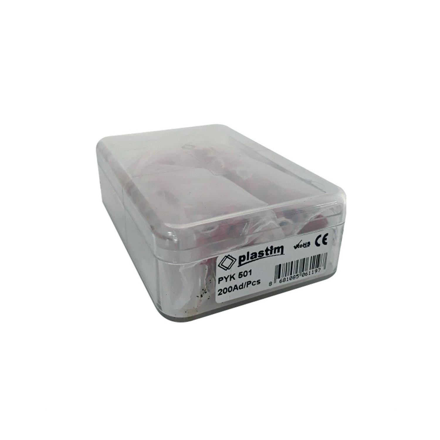 PLASTİM PYK-501 M5 YUVARLAK TİP İZOLELİ KABLO UCU (0,50-1,50 MM) (200 ADET )