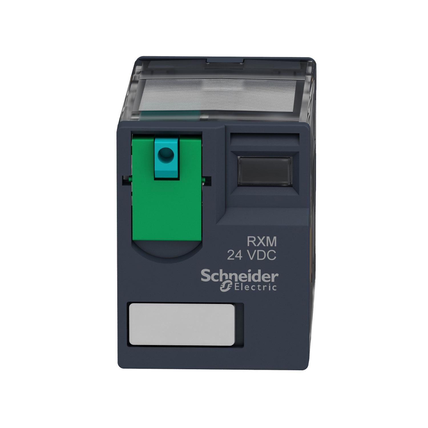 SCHNEIDER HARMONY ZELIO RXM RXM2AB1BD MİNYATÜR TAKILABİLİR RÖLE (24V DC – 2Ka – 12A)