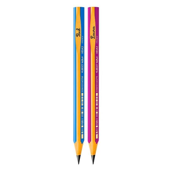 Bic Kids Evolution Üçgen Jumbo Kurşun Kalem Mavi -Pembe