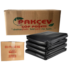 Pakçev Dokme 20Kg Büyük Boy Çöp Torbası 65X70