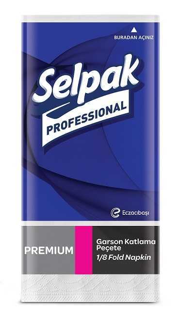 Selpak Professional Garson Katlama Peçete 40 X 40 Beyaz 50'Li