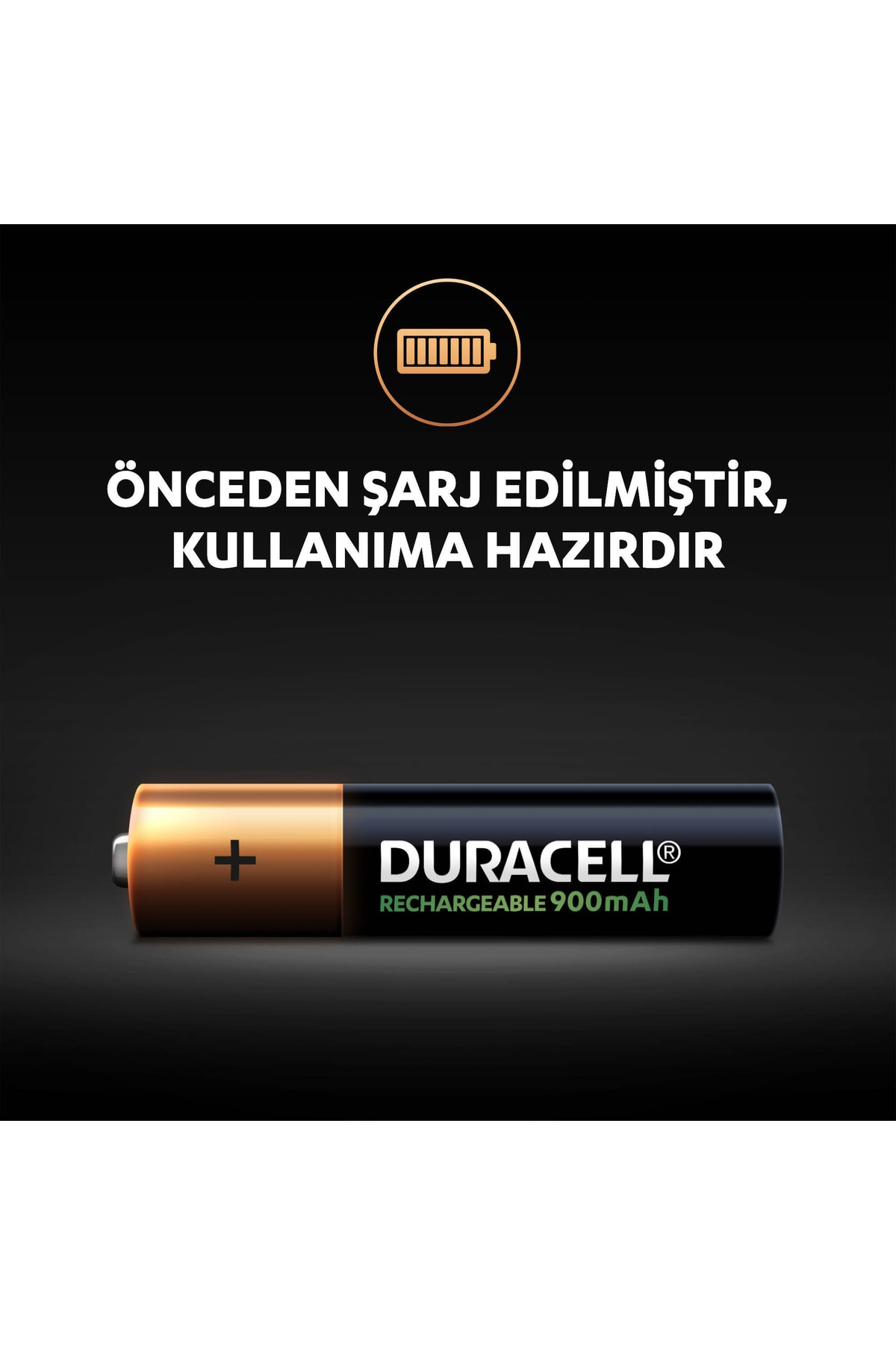 Duracell Şarj Edilebilir Aaa 900MAH Piller 4'lü