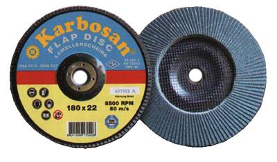 Karbosan 180 mm Flap Disk Nk 80 Kum