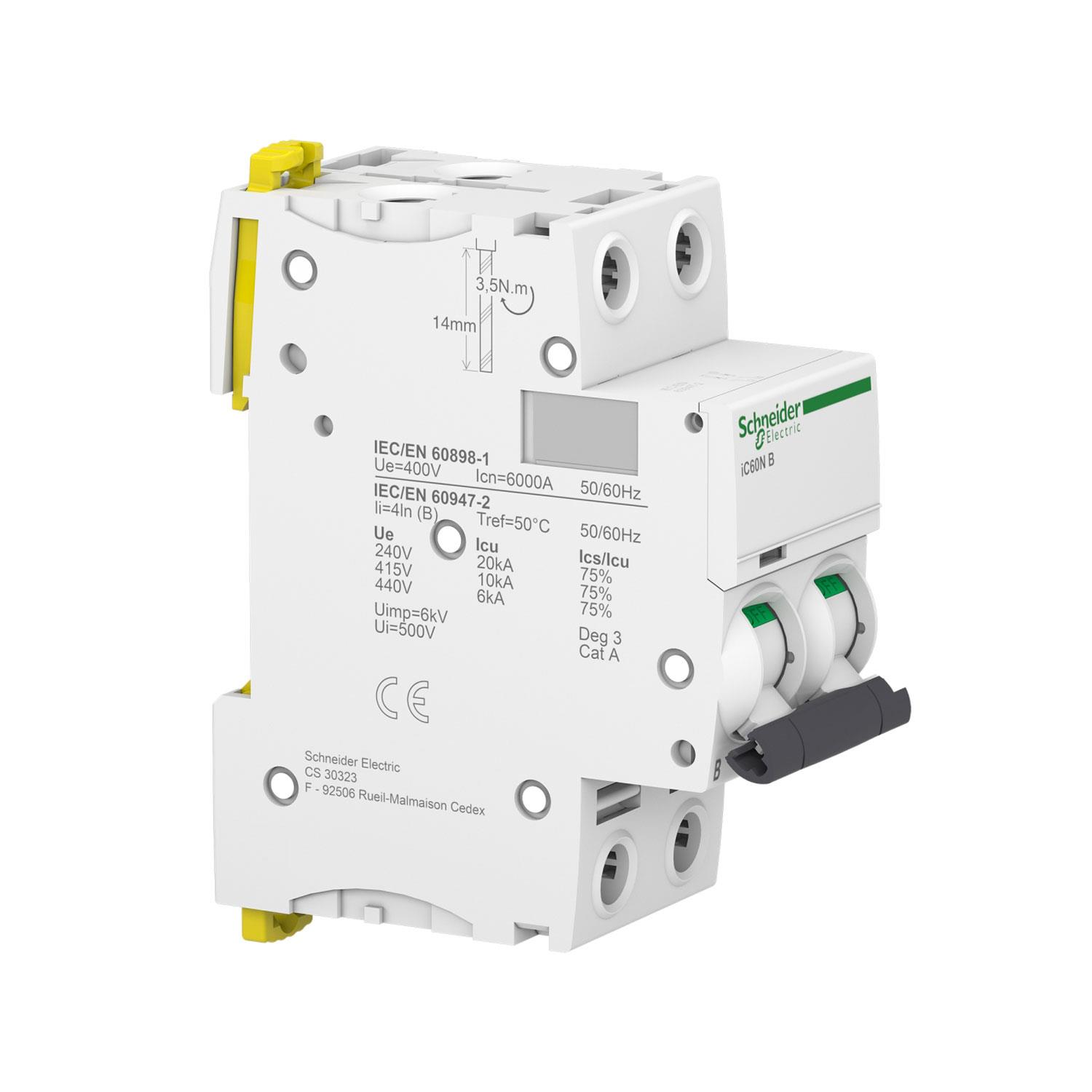 SCHNEIDER ACTi9 iC60N A9F73232 32A SİGORTA (2P, 6kA, B EĞRİSİ)